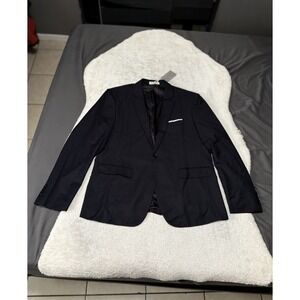 New Kudmol Mens 2XL‎ Navy Blue Sport Blazer Jacket 48R Formal Wedding Party